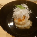 鮨 むらやま - 鮎魚女と碓井豆饅頭のお椀