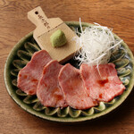Wagyu beef special tongue sashimi