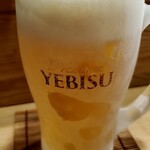 Torishige - 生ビールはキンキンのヱビス