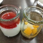 ANAホリデイ・イン - ヨーグルト、フルーツカクテル