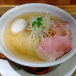 成城青果 - 塩そば(中) 800円、味玉 100円 ♪