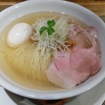 成城青果 - 塩そば(中) 800円、味玉 100円 ♪