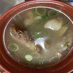 池田屋 - 1日目の夕食　イノシシ汁