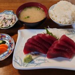 まぐろや - 「まぐろの赤身定食」1300円