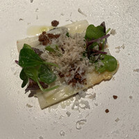 Terres de Truffes, Tokyo - アスパラのカルパッチョ