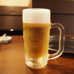 ホルモン焼 千歳 - 生ビール