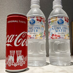 沖縄逸の彩ホテル - 2日目はミネラルウォータ×2本+コーラ×1本