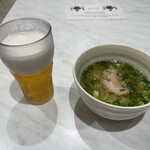 沖縄逸の彩ホテル - オリオンビールと沖縄そば