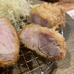 とんかつ 乃ぐち - バラの部分