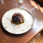 菜の詩 - ほたるいかのイカ墨パスタ