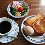 コーヒーハウス あかり - 料理写真:モーニング（全体）