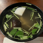 土手の伊勢屋 - 椎茸のお出汁いい感じ。