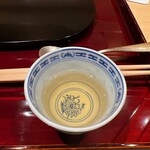 銀座 しのはら - 甘茶スタート