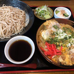 さかえや - カツ丼&盛りそば　セット