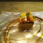 シャテーニュ - フォアグラのプリンアラモード