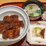 Hitsumabushi Binchou - 【2022/4】うなぎ丼＋蛤のお吸物