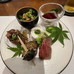 コヤマ - ホタルイカのオイル漬が美味い。