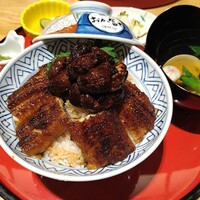 鰻う おか冨士 - 肝入うな丼