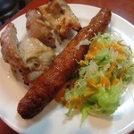 インドレストラン キッチンキング - チキンマライチカ３Ｐ　＆　シシカバブ