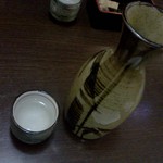 てんたけ - 熱燗、この日はずーっとこれでした