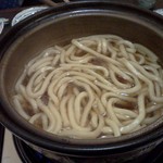 てんたけ - ネギマの汁にうどん投入