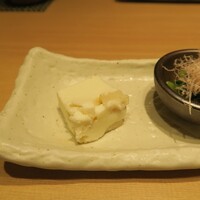 品川 鮨まつもと - お試し：前菜_カリフラワー帆立