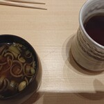鮨 一海 - お茶とお椀