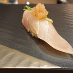 鮨 一海 - 金目鯛、ポン酢でサッパリと。