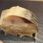 鮨 一海 - 鯖の棒寿司