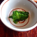 光安 - 2013年2月菜の花の昆布漬け
      