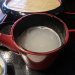 手打そば千花庵 - 蕎麦湯