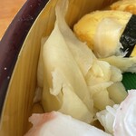 寿司一代 - 『生寿司5人前』のガリ