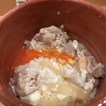 矮鶏 - 親子丼というより、鶏茶漬け。美味。