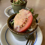 洋食屋テルミーヌ - モーニングセットのサラダ♪