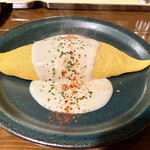 麻布食堂 - ２日目　オムライス　ホワイトソース