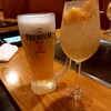新萬丸亭 - 生ビール、ノンアルコールカクテル(マンゴー)