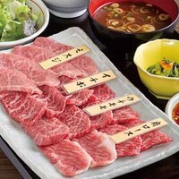 山形牛４種盛り合わせ定食