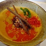 ラーメンなり屋 - カレー坦々(汁あり)