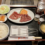Yakinikuya Kaneyoshi - 国産牛カルビとサガリ焼肉ランチ