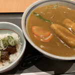 若鯱家 - ミニどて丼　カレーうどん