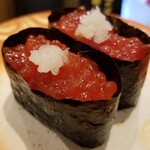 回転寿し トリトン - 紅鮭筋子。