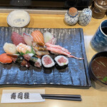 Sushi Masa - にぎり定食1半