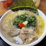 ライスとらーめん 立川家 - 家系ラーメン（塩）ハーフ　350円