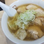 喜多方ラーメン 坂内 - 喜多方わんたんラーメン(太麺)