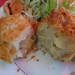 京町クロケットファミリー - チーズ入り ジャーマンコロッケの中は