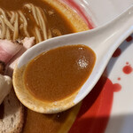 海老丸らーめん - 元祖海老丸らーめん　スープ