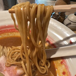 海老丸らーめん - 元祖海老丸らーめん　麺