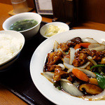 Chuugoku Shisen Ryourite Mpu Sendai - 黒酢酢豚の定食