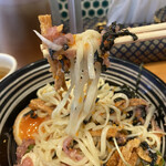 鮮魚鶏出汁麺 沢むら - よく混ぜてお召し上がりくださいちらしのこと