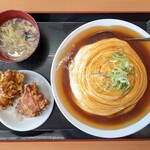 Chuukaryouri Mansei - 唐揚げセットの天津飯セット 850円